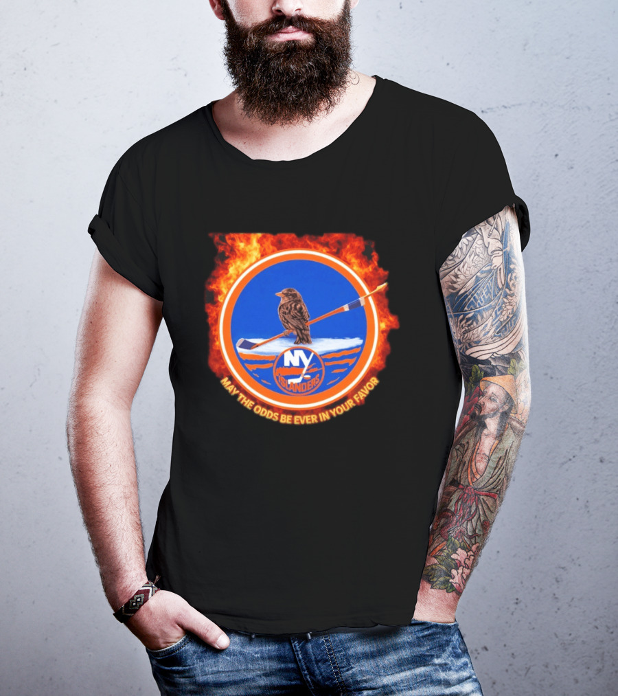May The Odds Be Ever In Your Favor NY Islanders Rally Bird Hockey T-Shirt