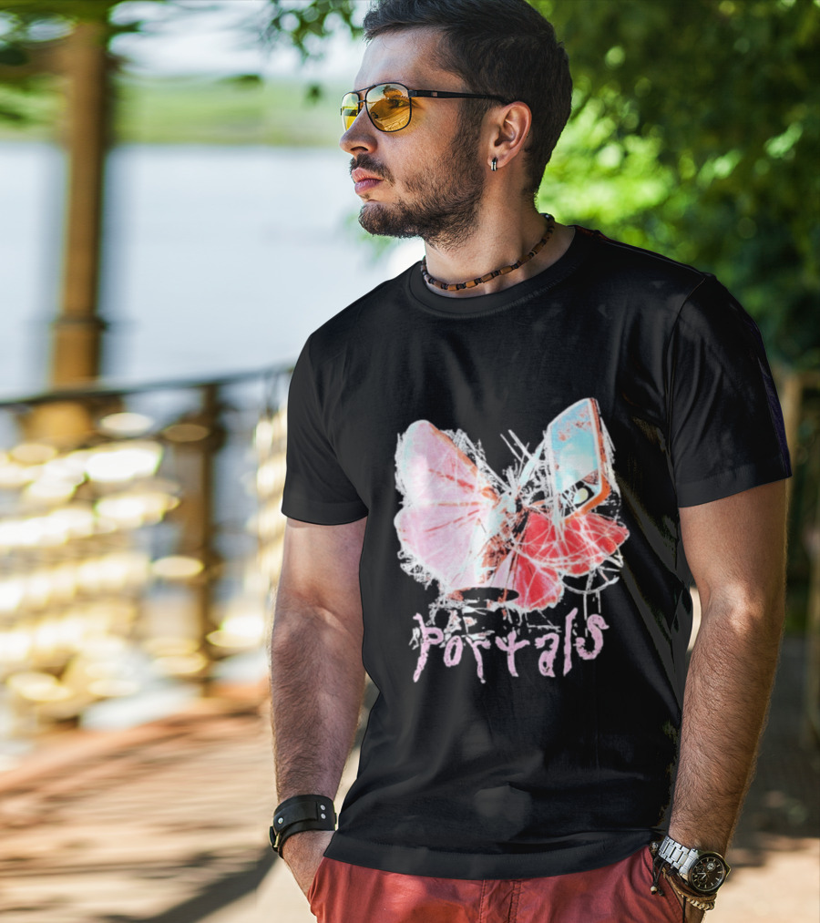 Melanie Martinez Portals Spiderweb Butterfly Phone T-Shirt