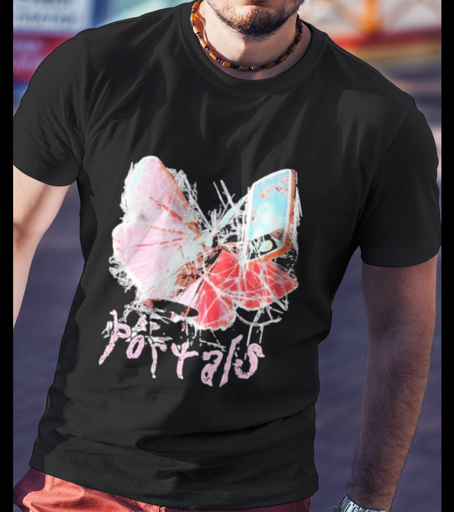 Melanie Martinez Portals Spiderweb Butterfly Phone T-Shirt