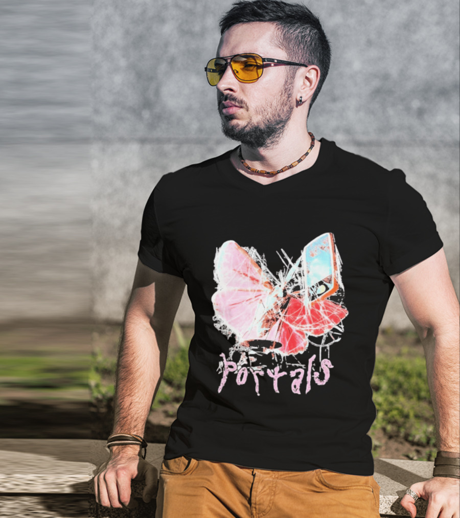 Melanie Martinez Portals Spiderweb Butterfly Phone T-Shirt