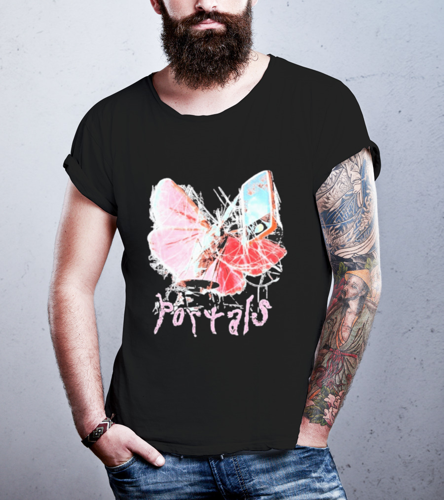 Melanie Martinez Portals Spiderweb Butterfly Phone T-Shirt