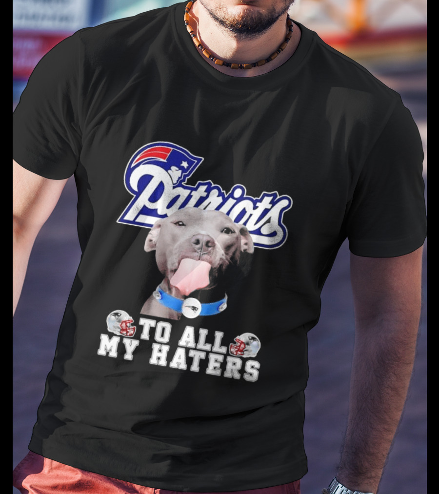 Patriots Pitbull To All My Haters NFL Fan T-Shirt