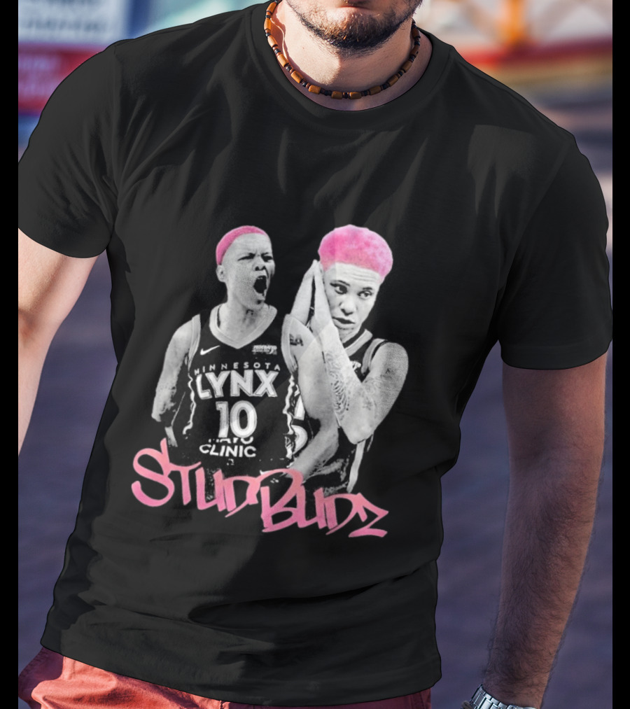 Courtney Williams Natisha Hiedeman Studbudz Minnesota Lynx WNBA T-Shirt