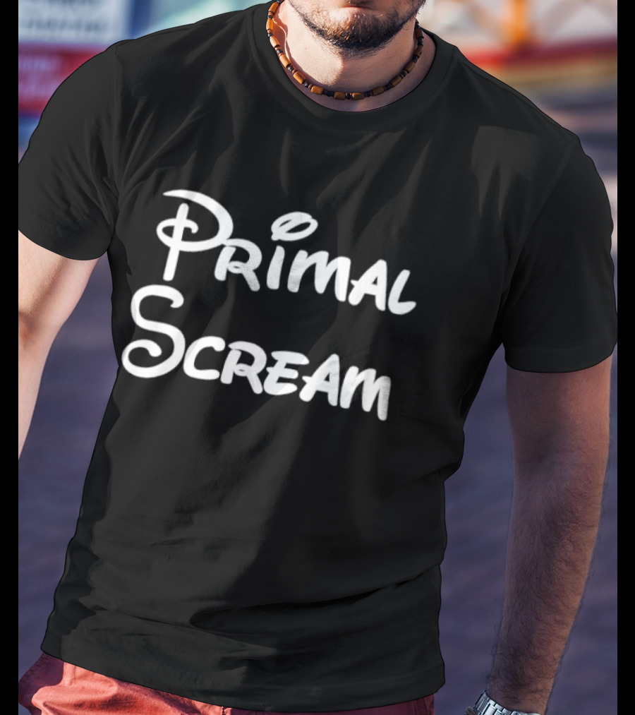 Primal Scream Robbie Williams Collaboration Music Fashion T-Shirt