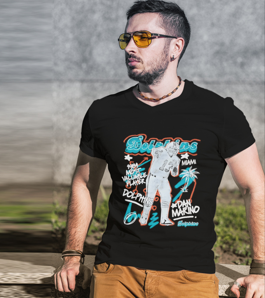 Dan Marino Dolphins MVP Miami 1984 Most Valuable Player T-Shirt