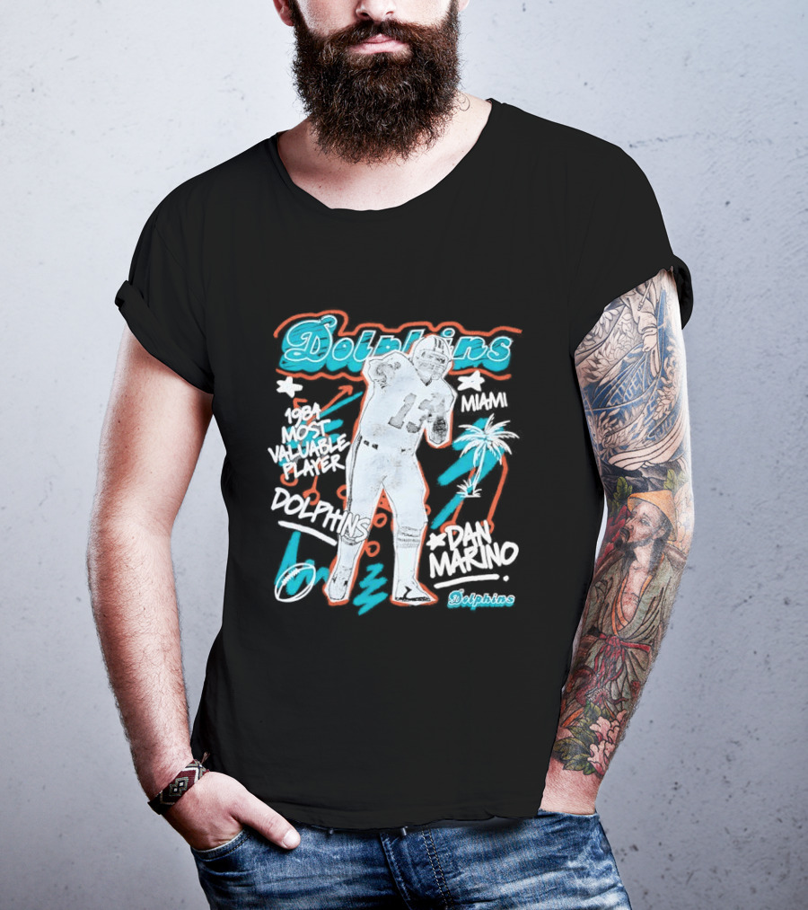 Dan Marino Dolphins MVP Miami 1984 Most Valuable Player T-Shirt