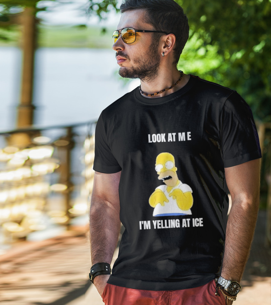 Homer Simpson Look At Me I'm Yelling At Ice T-Shirt