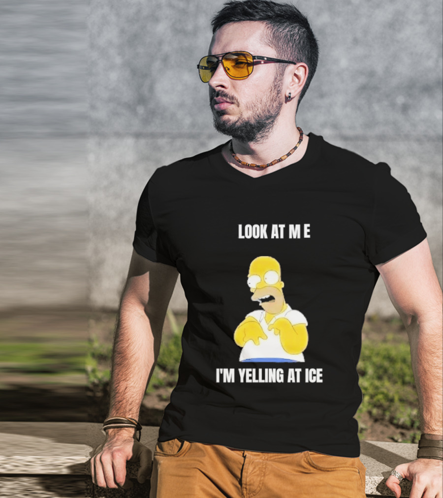 Homer Simpson Look At Me I'm Yelling At Ice T-Shirt
