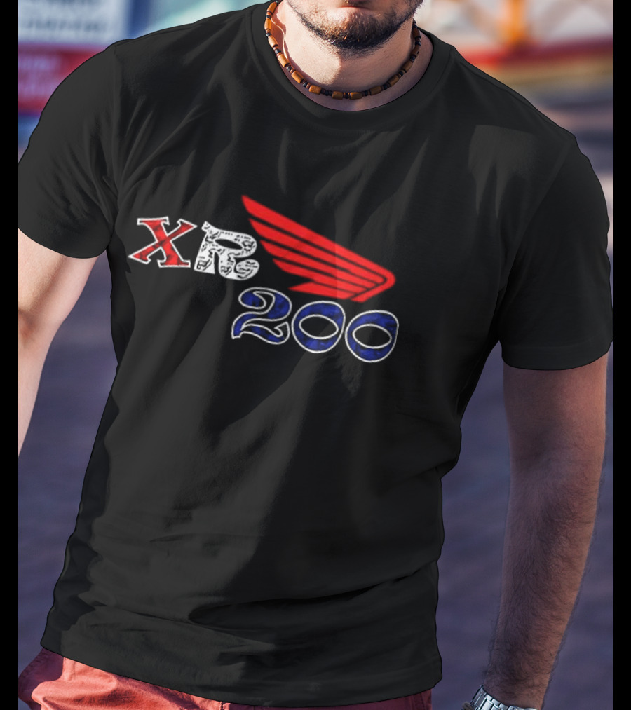 Honda XR200 Red Wing Motocross Racing T-Shirt