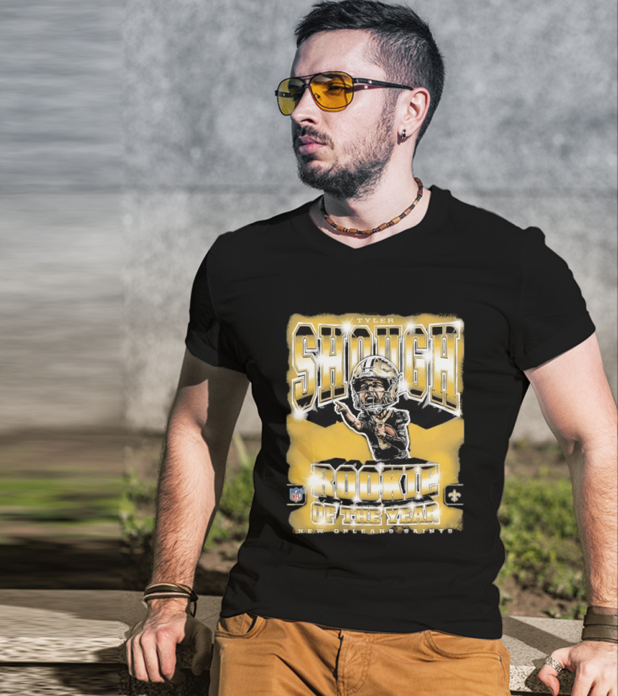 Tyler Shough New Orleans Saints Rookie Of The Year NFL T-Shirt