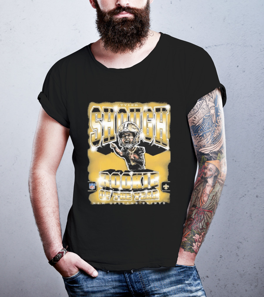 Tyler Shough New Orleans Saints Rookie Of The Year NFL T-Shirt