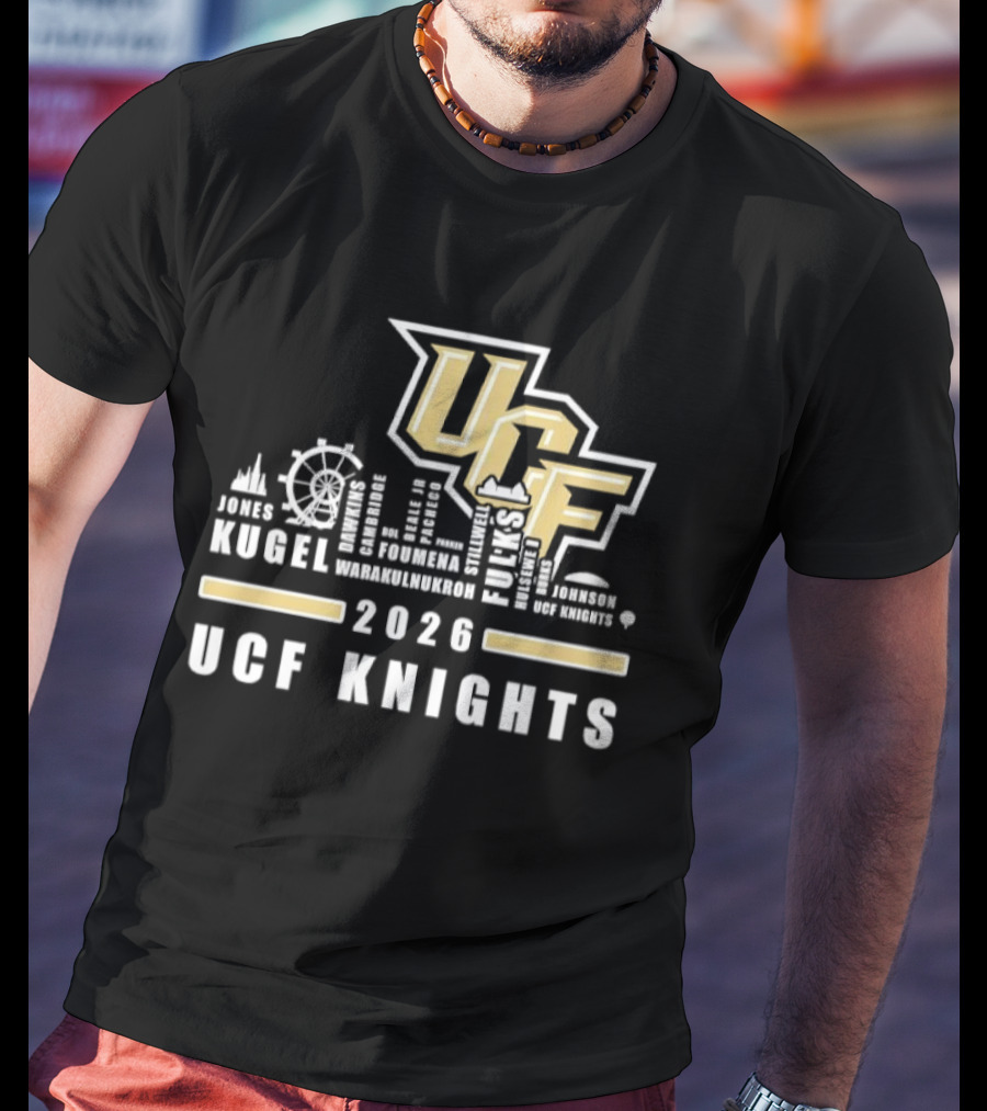 UCF Knights Kugel Campbell 2026 Skyline T-Shirt
