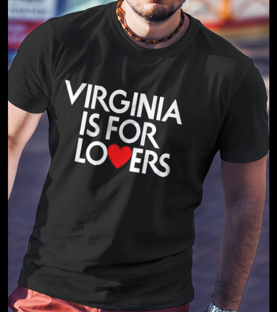 Virginia Is For Lovers Heart T-Shirt