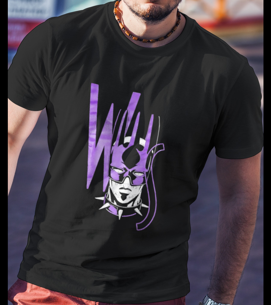 WS Whitesnake JoJo Bizarre Adventure Purple Anime Stand T-Shirt