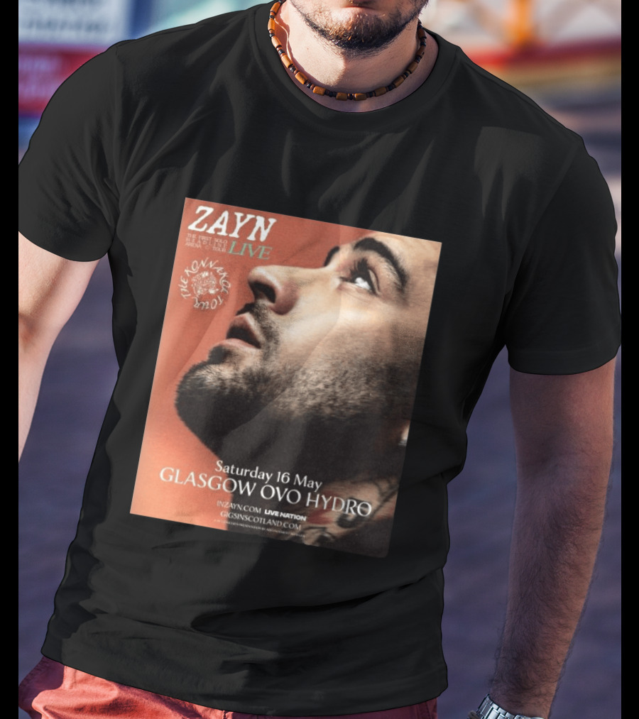 Zayn Live The Konnakol Tour 2026 Glasgow OVO Hydro Saturday 16 May T-Shirt