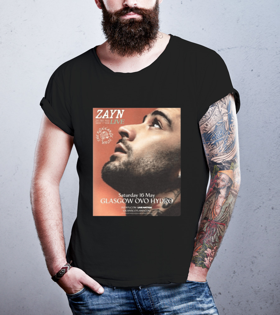 Zayn Live The Konnakol Tour 2026 Glasgow OVO Hydro Saturday 16 May T-Shirt