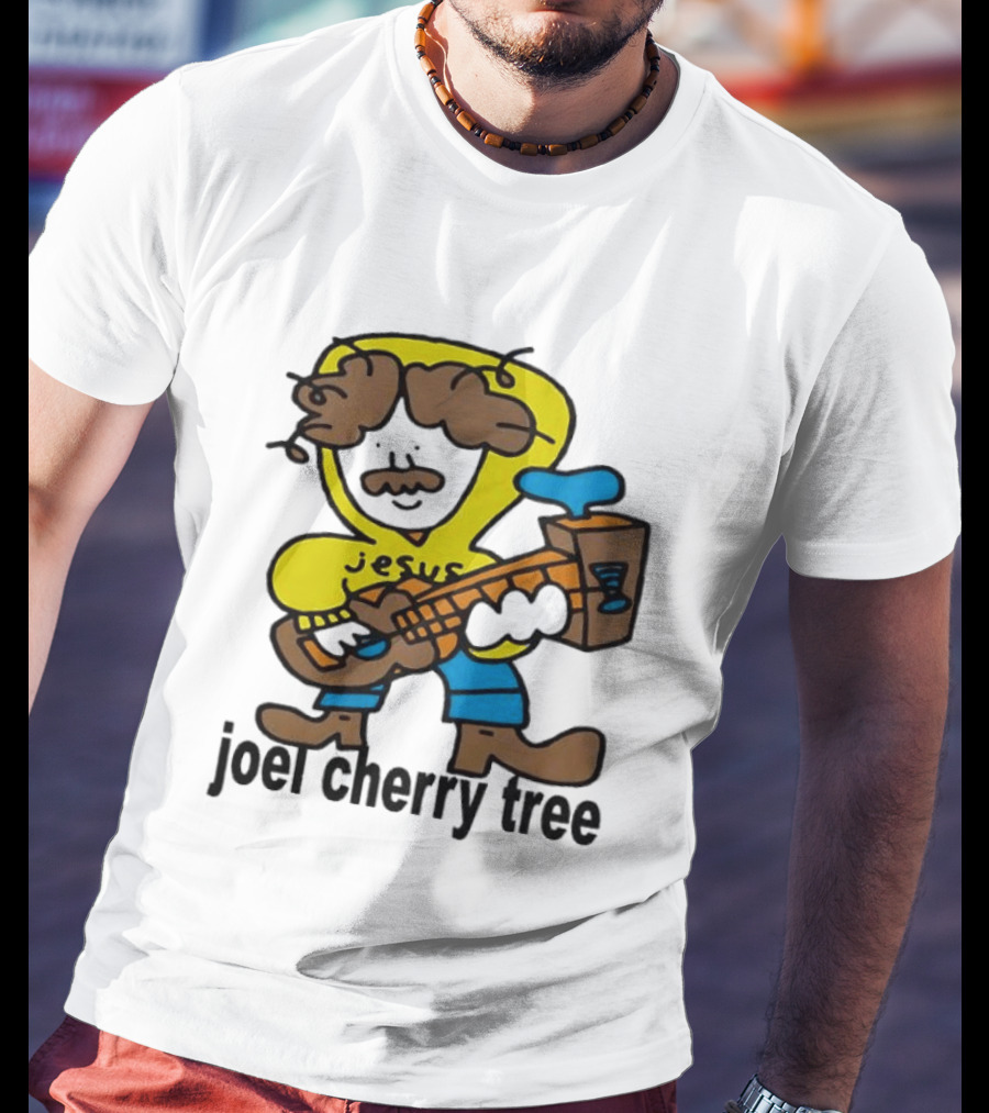 Jesus Joel Cherry Tree Guitar T-Shirt