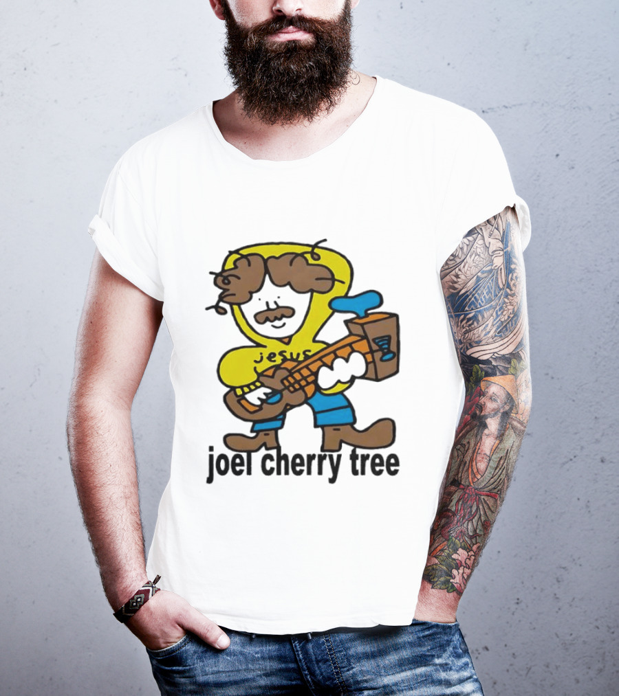 Jesus Joel Cherry Tree Guitar T-Shirt