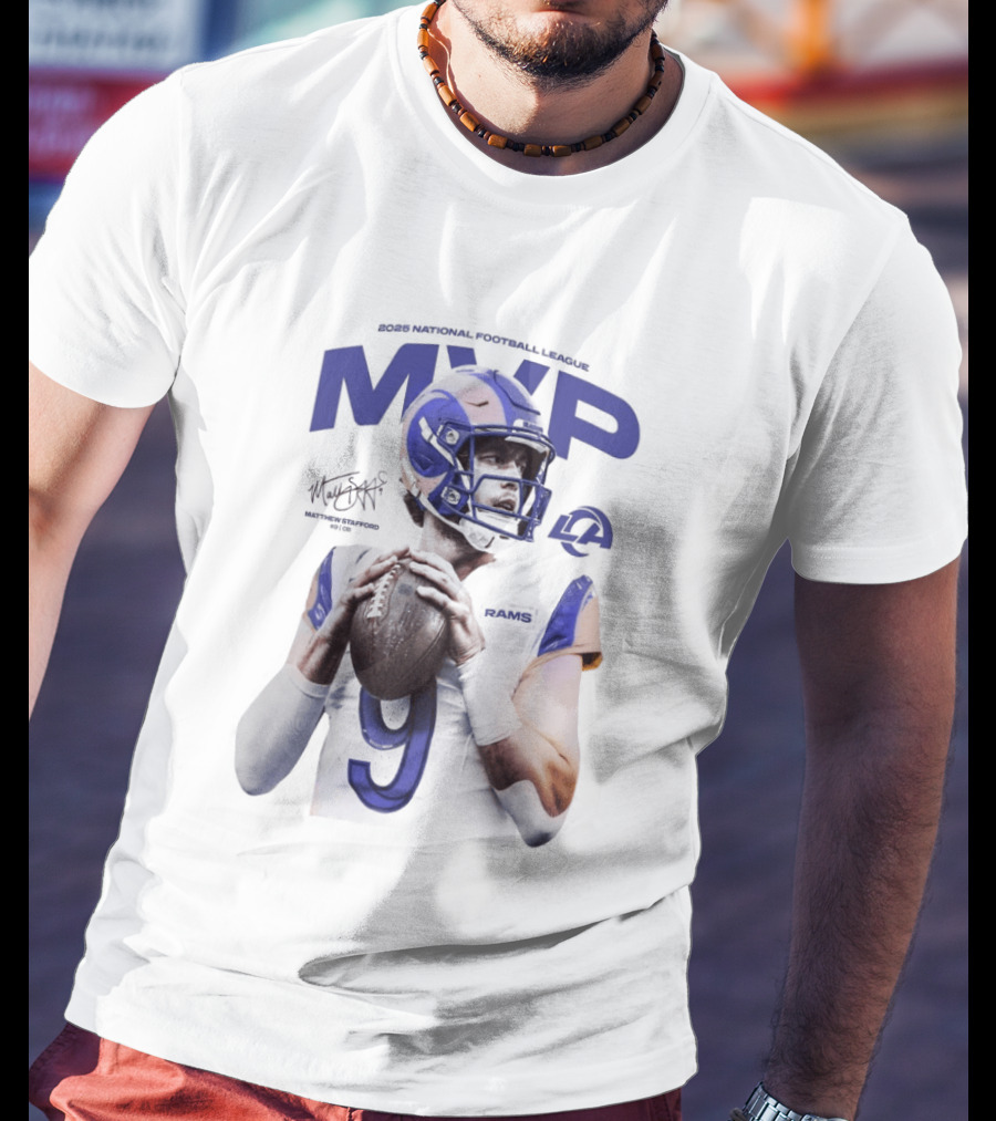 MVP Matthew Stafford Los Angeles Rams 2025 T-Shirt