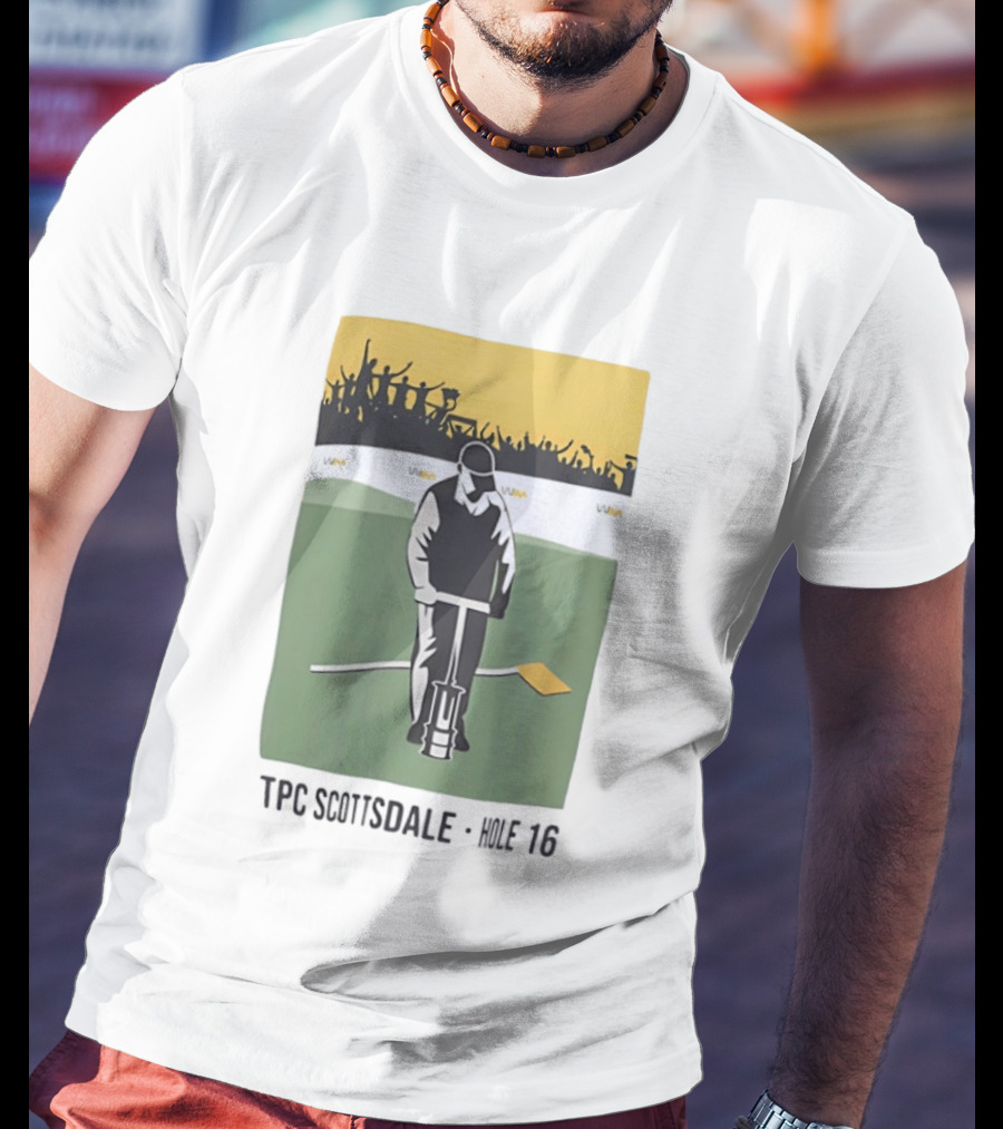TPC Scottsdale Hole 16 Golfer Crowd Scene T-Shirt