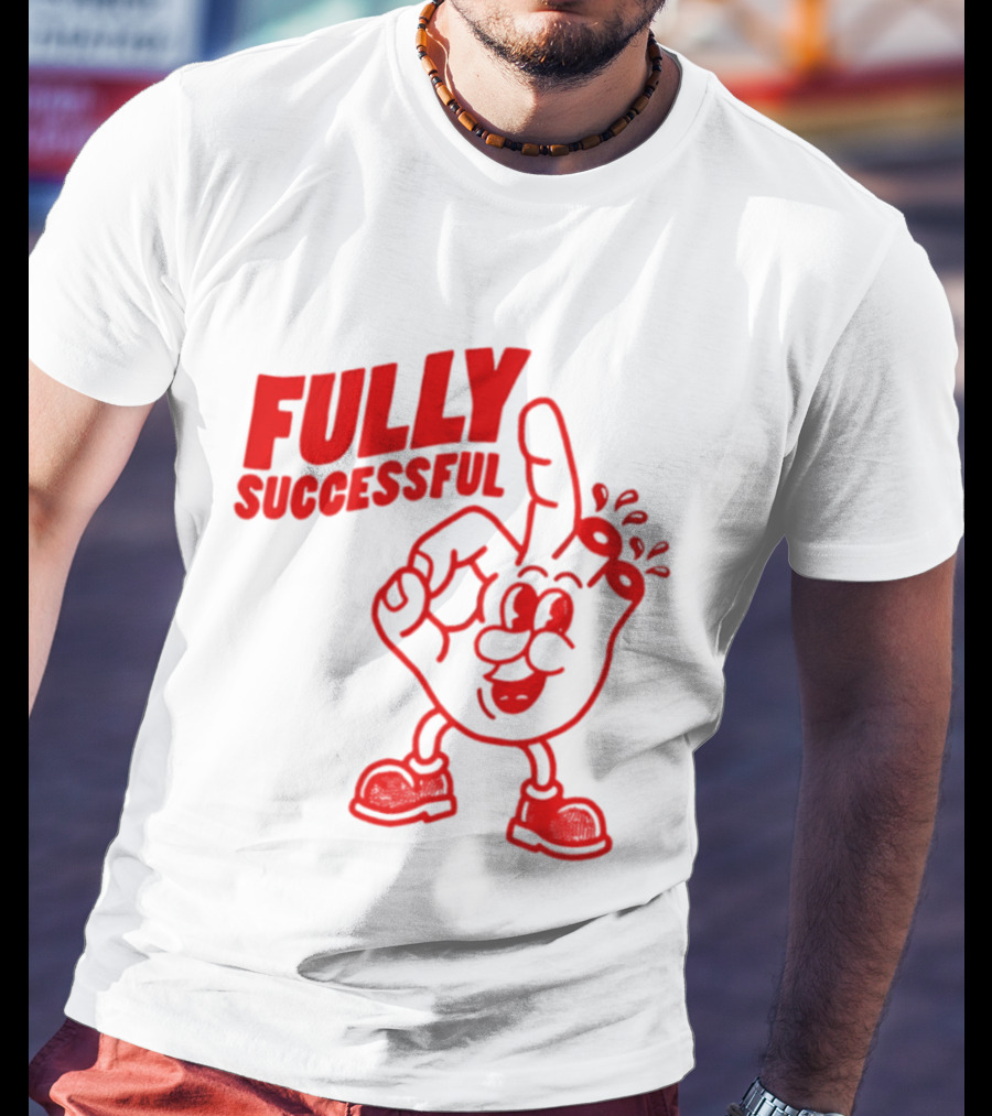 NPS Fully Successful Hand OK Gesture Cartoon T-Shirt