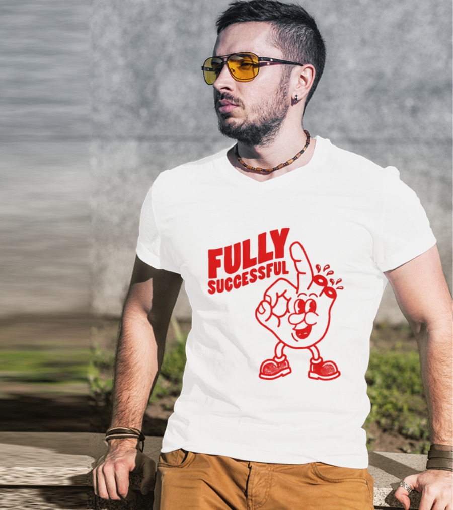 NPS Fully Successful Hand OK Gesture Cartoon T-Shirt