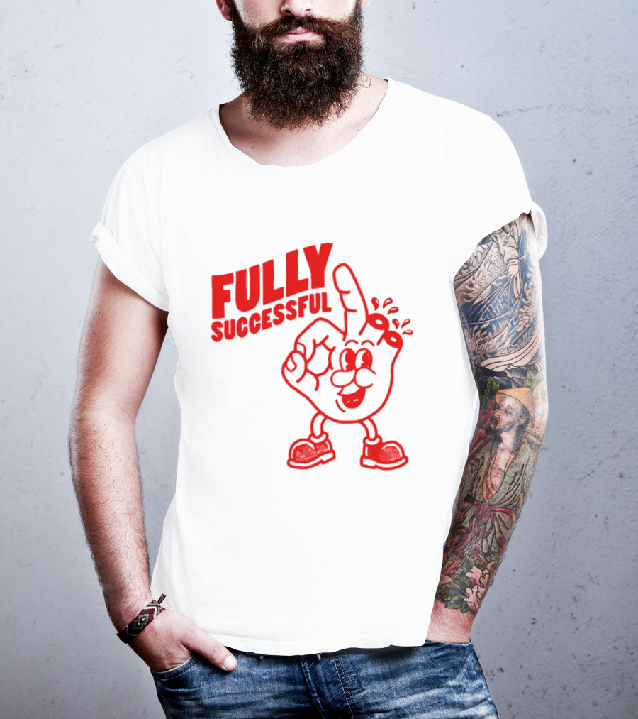 NPS Fully Successful Hand OK Gesture Cartoon T-Shirt