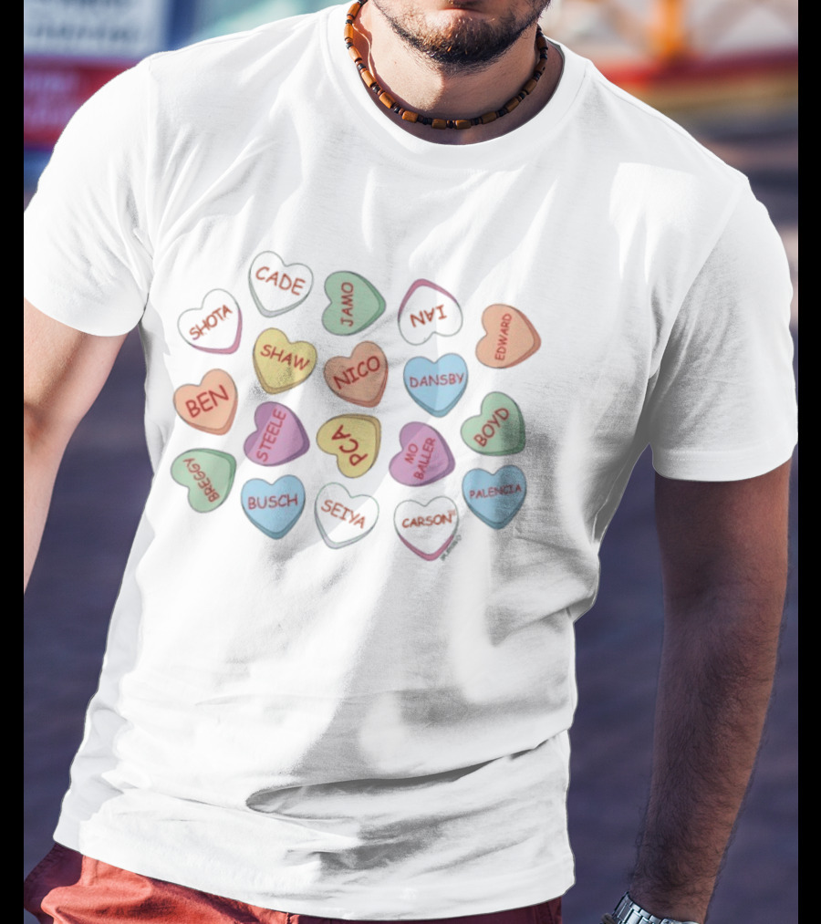 Sweethearts Cade Shota Shaw Jamo Nico Ben Bush Seiya Carson Edward Dansby Boyd Palencia Baller Barrera Steele T-Shirt
