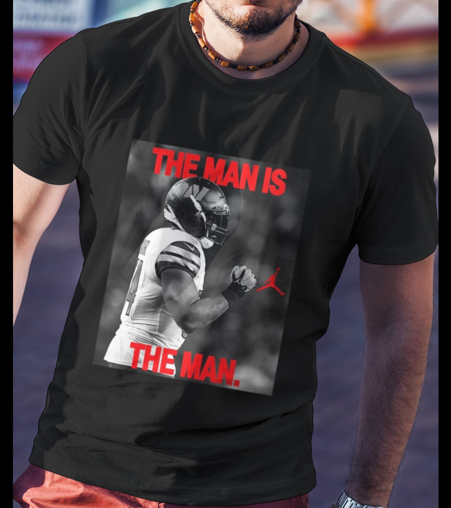 Bobby Wagner Washington Commanders The Man Is The Man Jordan Collaboration T-Shirt