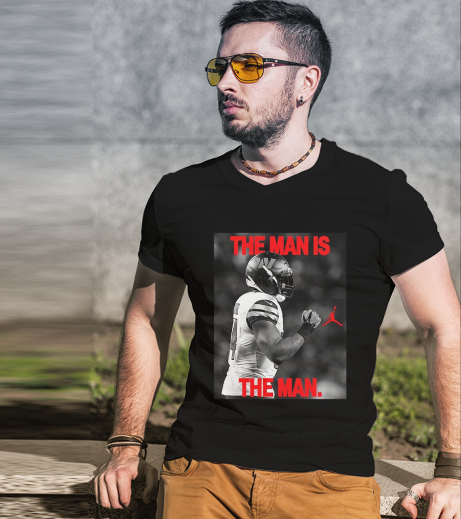 Bobby Wagner Washington Commanders The Man Is The Man Jordan Collaboration T-Shirt