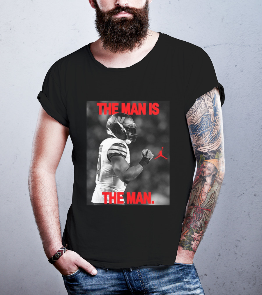 Bobby Wagner Washington Commanders The Man Is The Man Jordan Collaboration T-Shirt