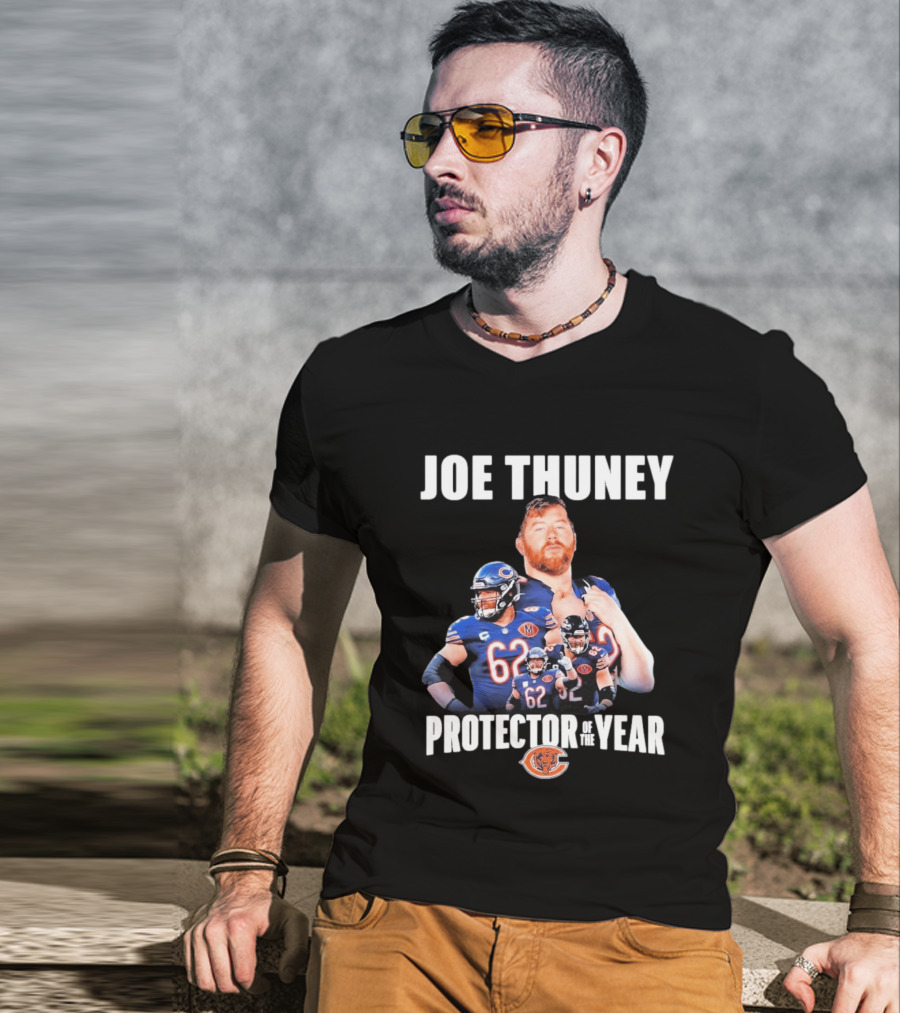 Joe Thuney Chicago Bears Protector Of The Year 62 T-Shirt