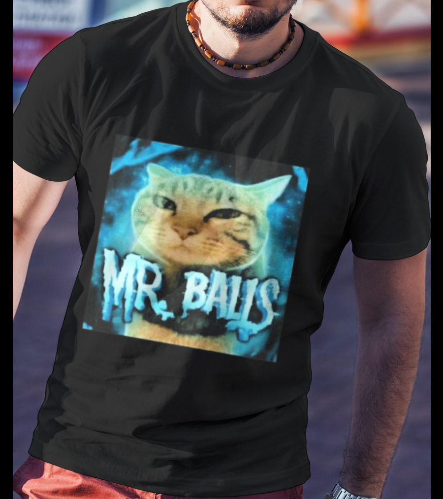 Mr Balls Cat T-Shirt