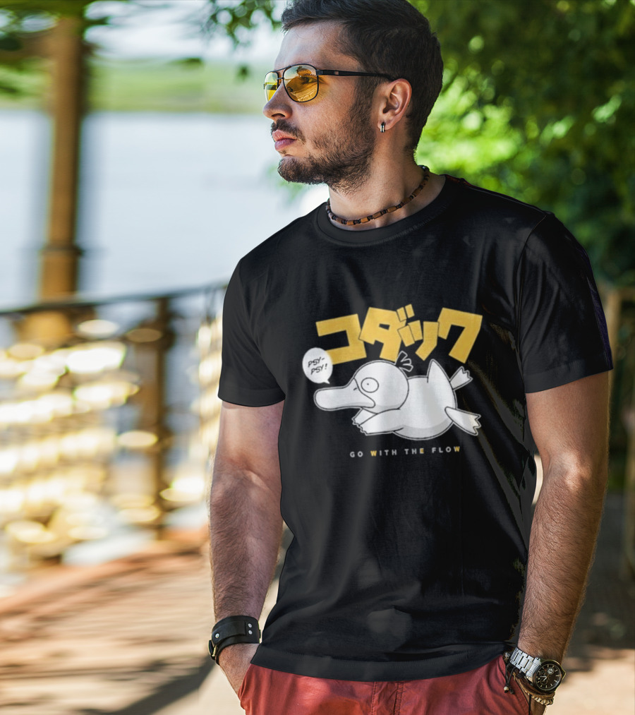 Pokémon Psyduck Go With The Flow T-Shirt