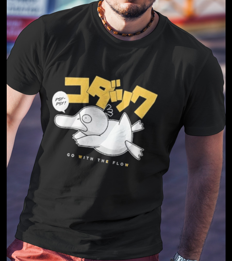 Pokémon Psyduck Go With The Flow T-Shirt