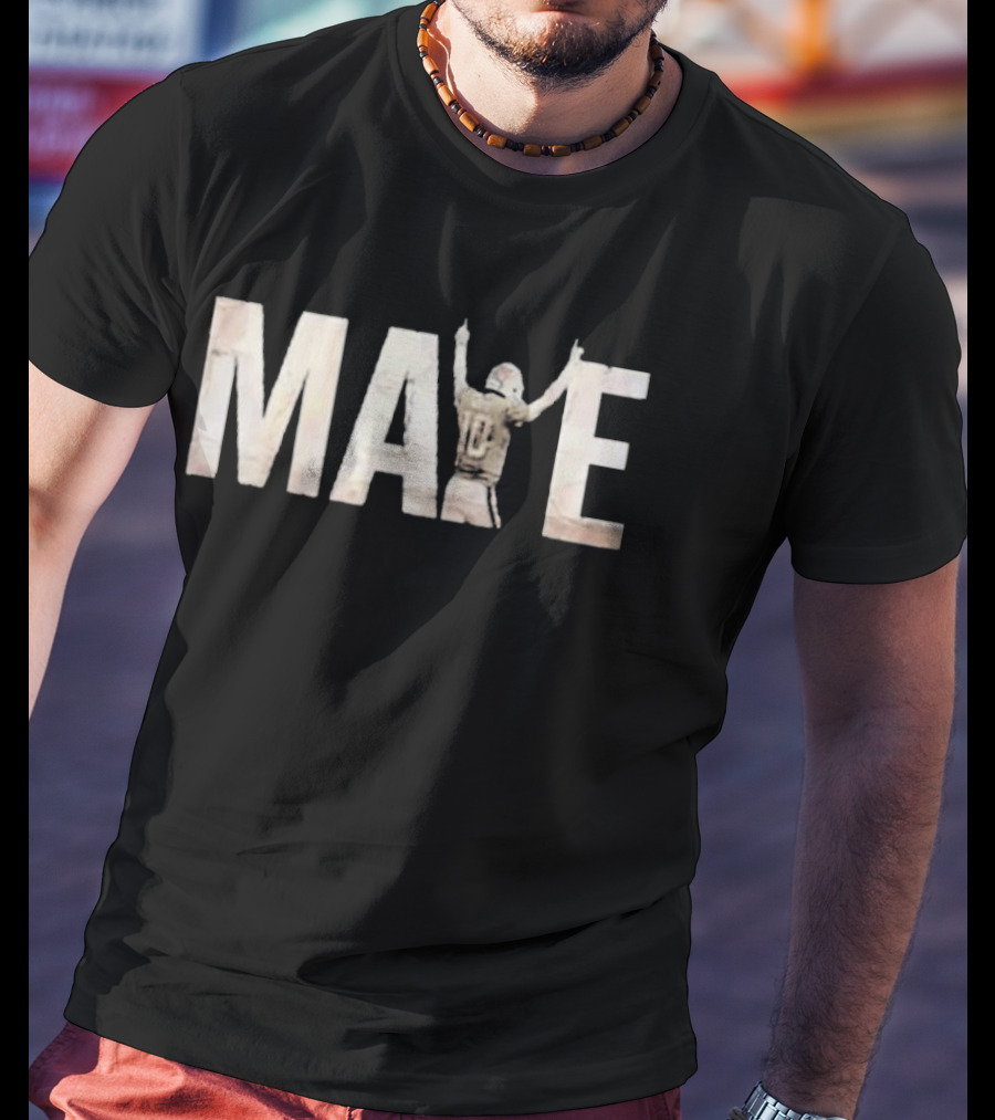 Drake Maye We All We Got We All We Need Football Celebration T-Shirt