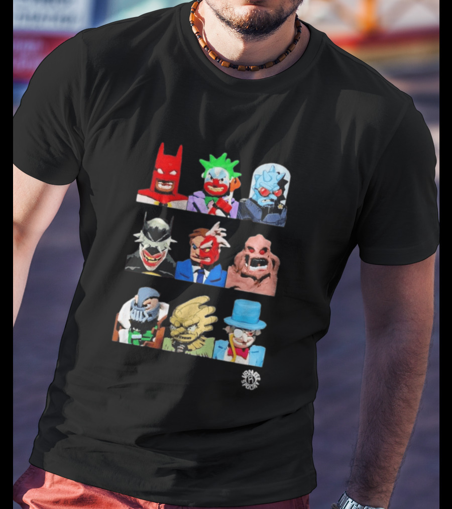 Spooky Vameee 2026 Parody Mashup Clown Villains Collection T-Shirt