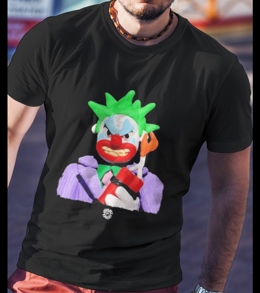 SPOOKY X VAMEEE Joker Clown Holding Dynamite T-Shirt