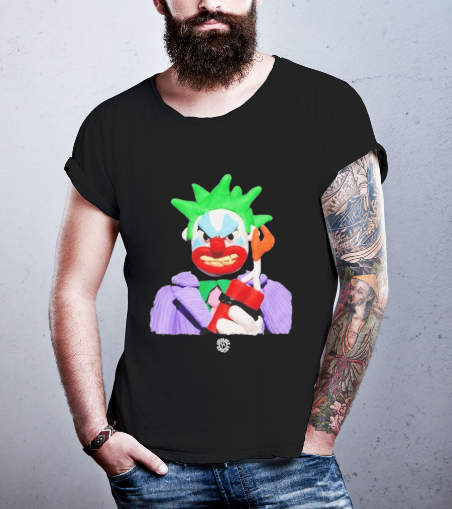SPOOKY X VAMEEE Joker Clown Holding Dynamite T-Shirt