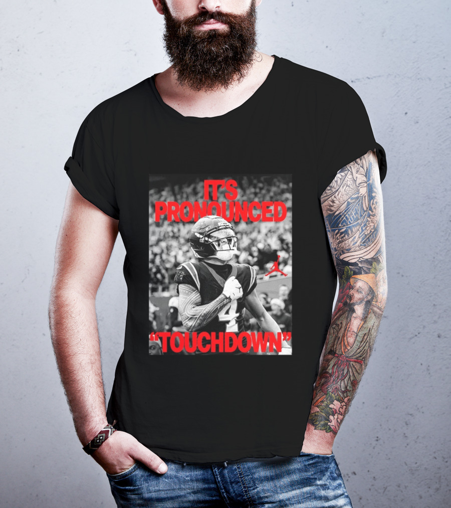 Tetairoa McMillan Carolina Panthers Jordan It's Pronounced Touchdown T-Shirt