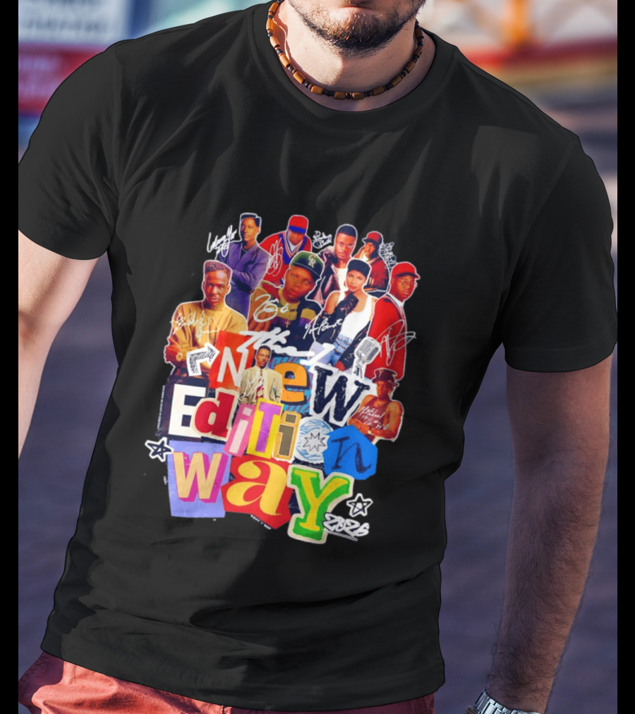 New Edition 2026 Signatures Collage T-Shirt