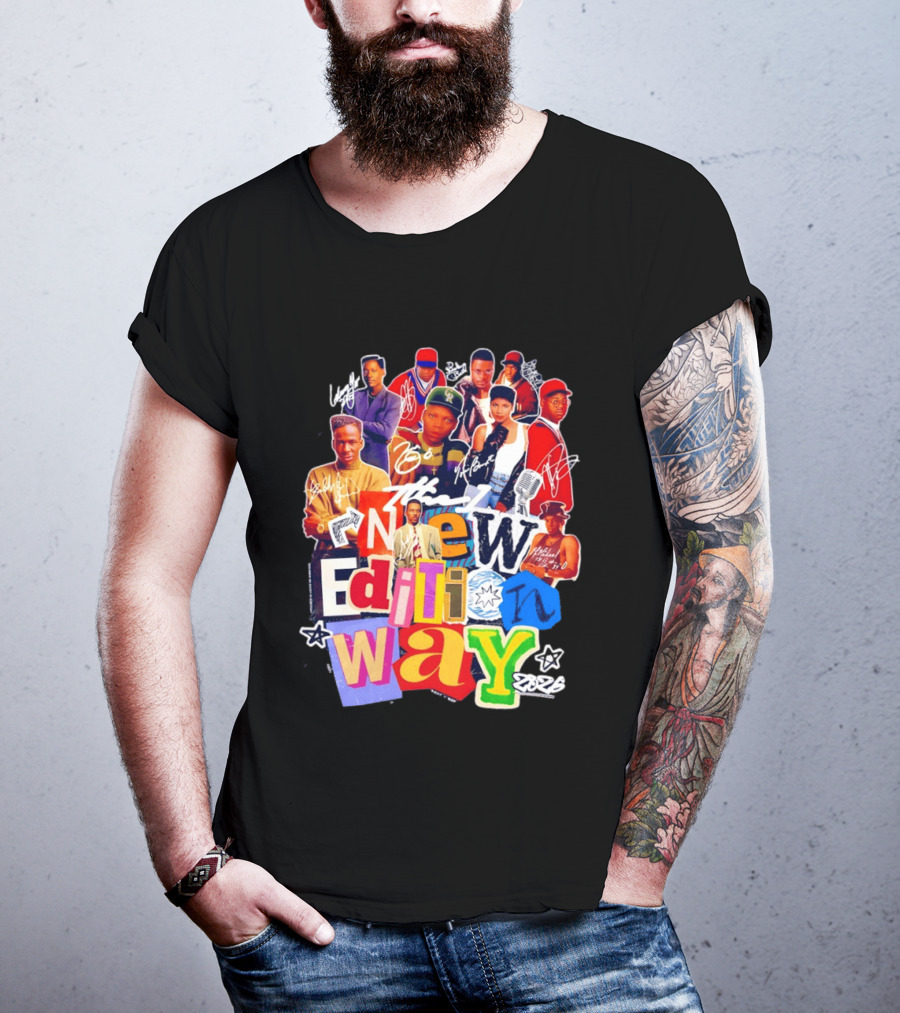 New Edition 2026 Signatures Collage T-Shirt