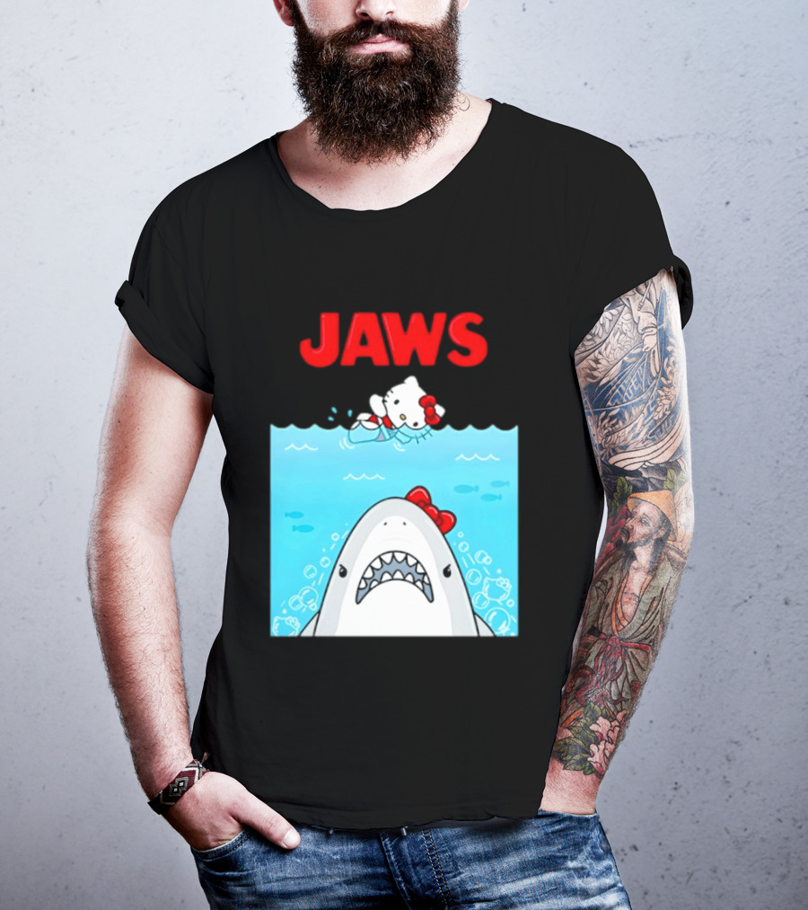 Hello Kitty Jaws Universal Studios Collaboration T-Shirt