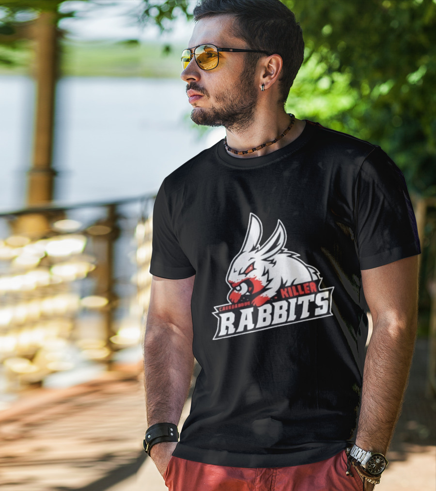 Caerbannog Killer Rabbits Bloody Bunny T-Shirt