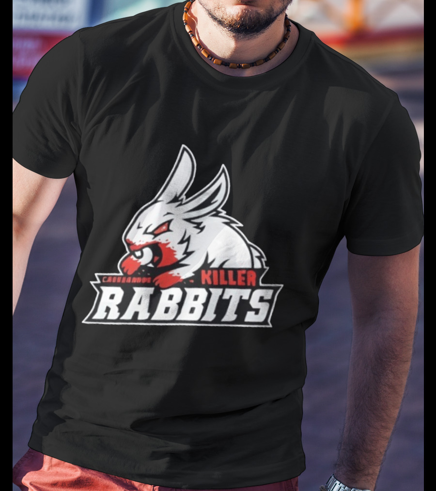 Caerbannog Killer Rabbits Bloody Bunny T-Shirt