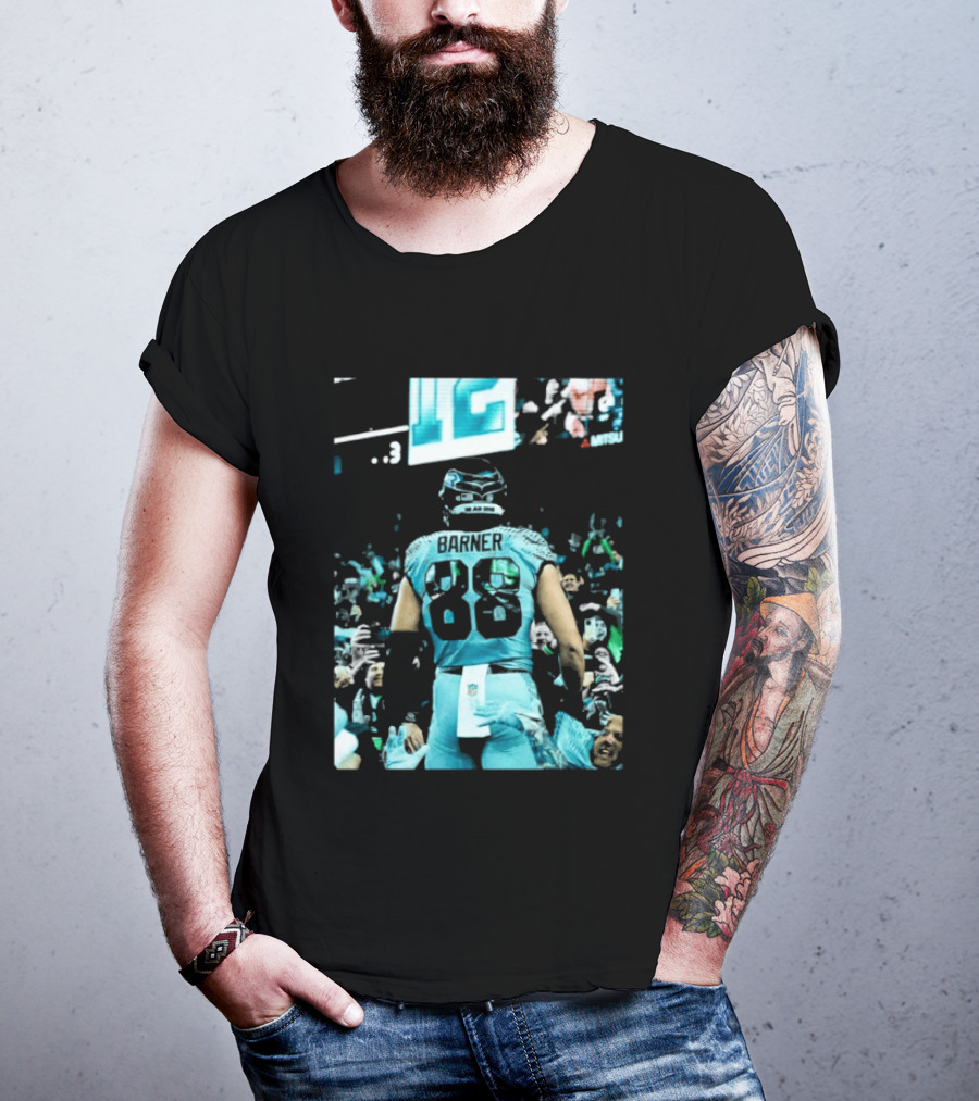 AJ Barner 88 Seattle Seahawks Football Player In Stadium With Fans T-Shirt