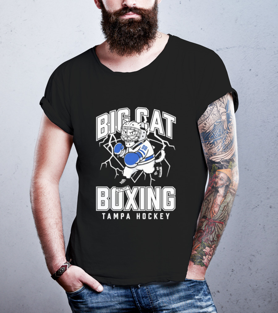 Big Cat Boxing Tampa Hockey Lightning 88 T-Shirt