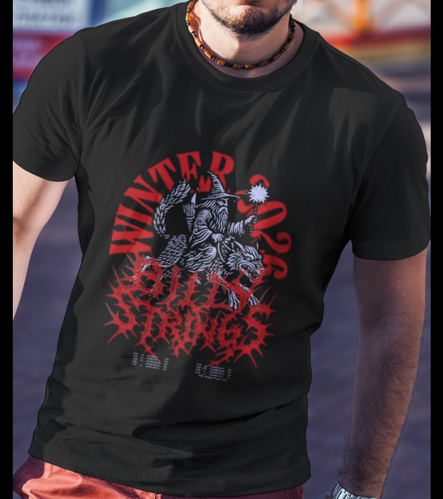 Billy Strings Winter 2026 Wizard Metal Tour T-Shirt