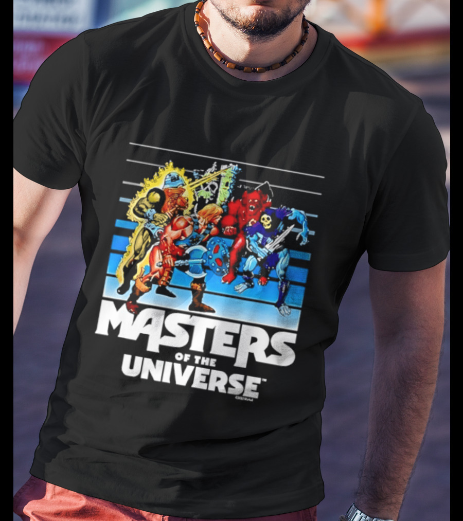 Masters Of The Universe He Man Skeletor And Characters Clash T-Shirt