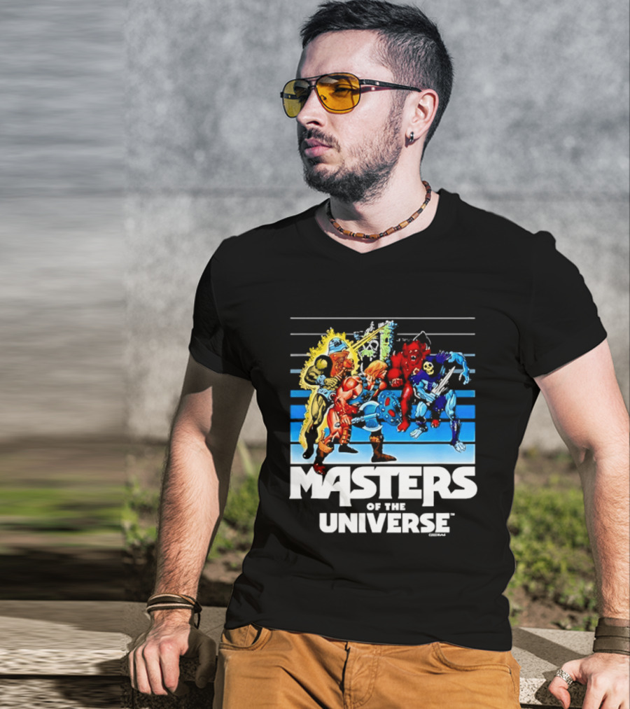 Masters Of The Universe He Man Skeletor And Characters Clash T-Shirt